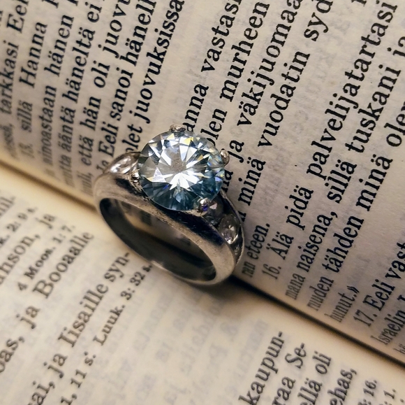 Jewelry - 4ct Moissanite Sterling 925 Silver Ring